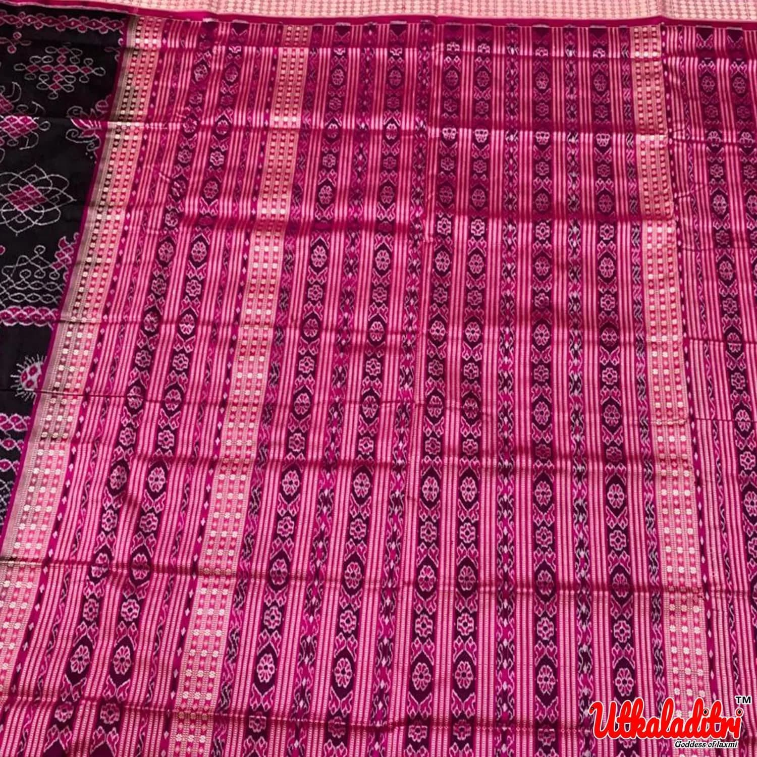 Sambalpuri Tissue Silk Saree thumbnail 3