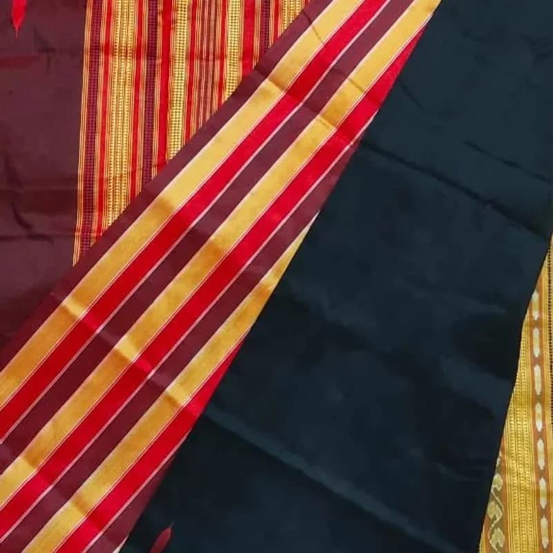 Sambalpuri Phodakumbha Silk Saree view 1