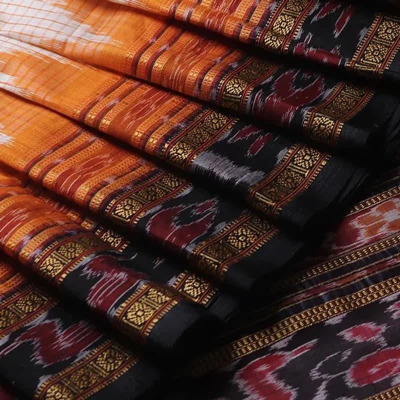 Khandua Silk Ikat Saree view 1