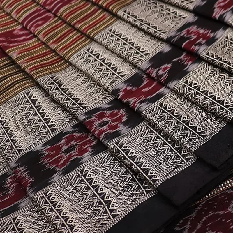 Sambalpuri Ikkat Silk Saree view 1