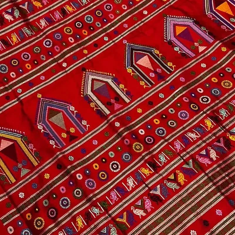 Sambalpuri Dolabedi Silk Saree view 1