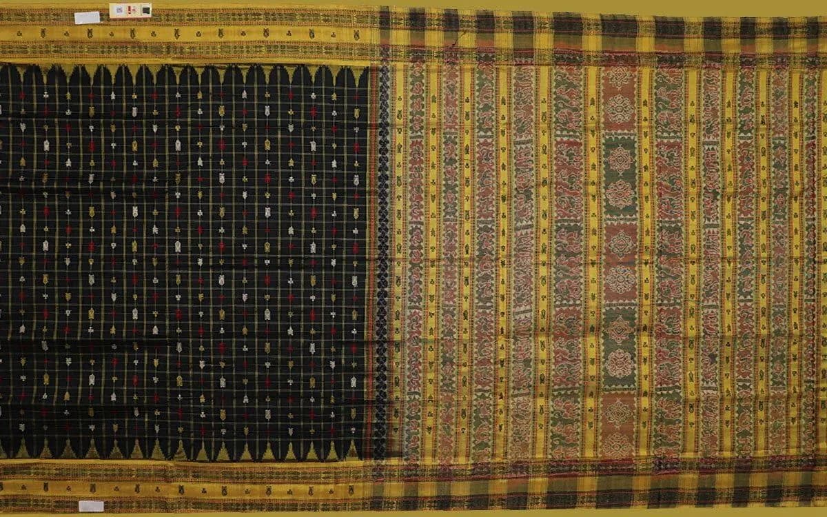 Sambalpuri Tusser Saree thumbnail 2