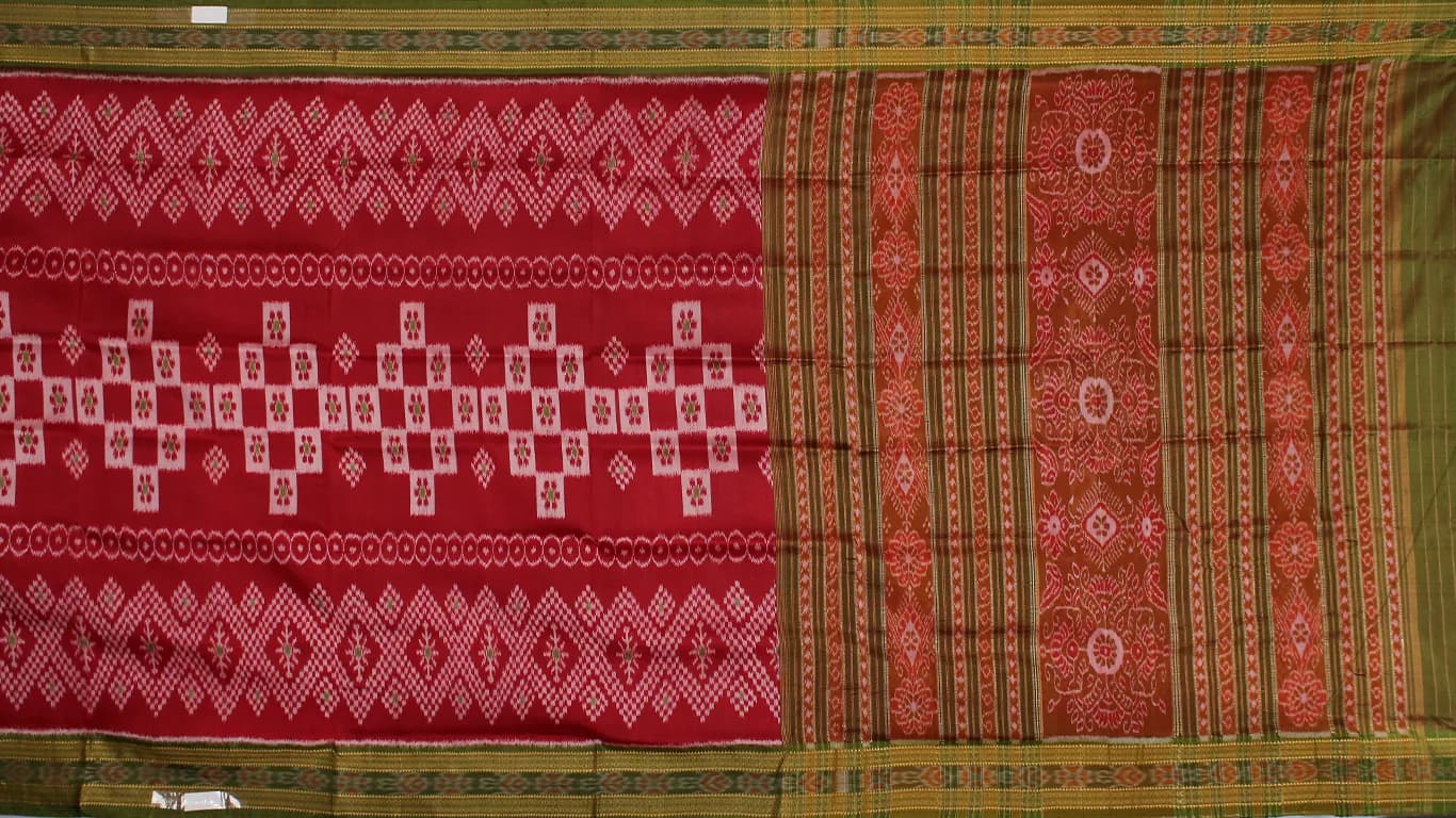 Khandua Silk Ikat Saree thumbnail 2