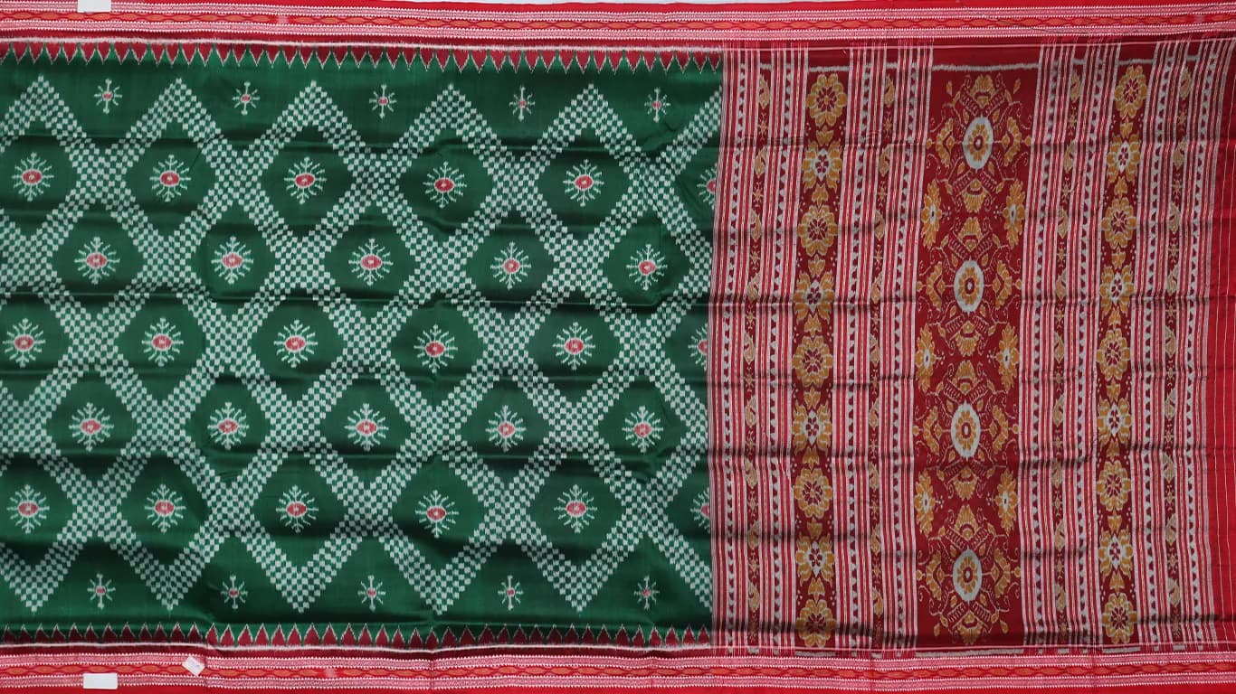 Khandua Silk Ikat Saree thumbnail 2