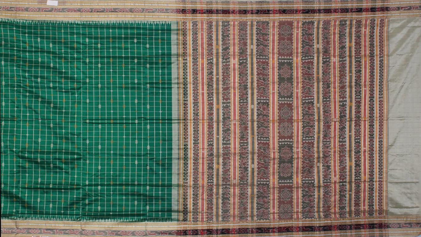 Sambalpuri Tusser Saree thumbnail 2