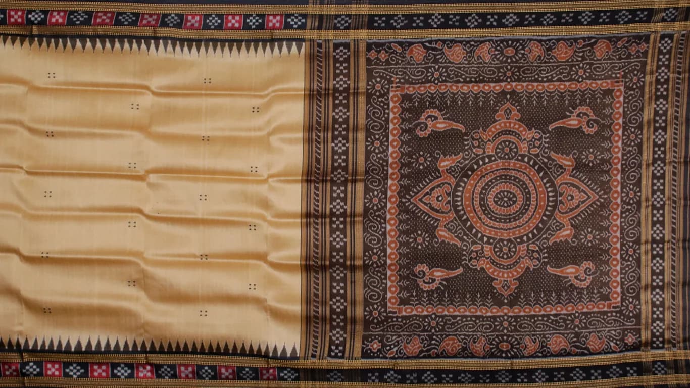 Khandua Silk Ikat Saree thumbnail 2