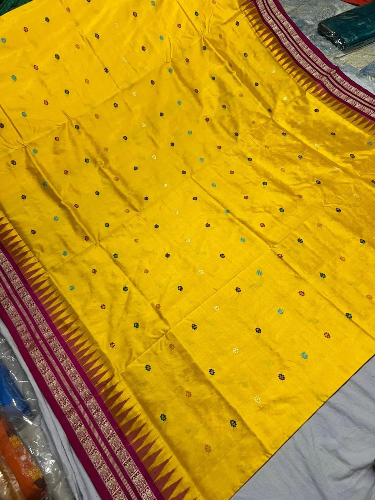 Sambalpuri Dolabedi Silk Saree thumbnail 2