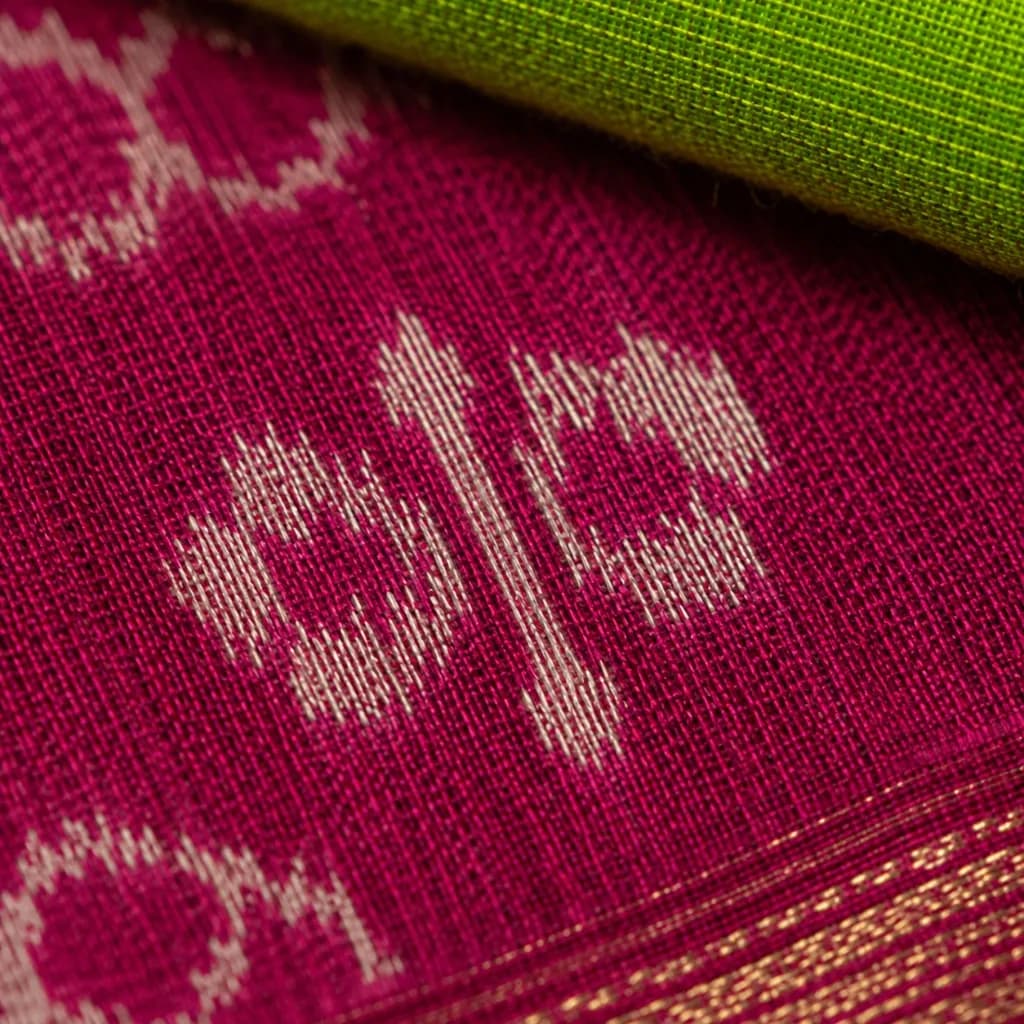 Bomkai Heritage Cotton Saree