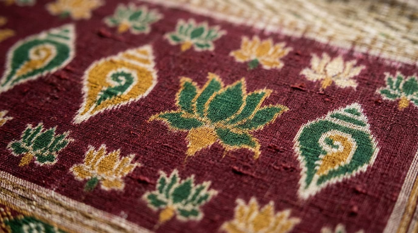 Authentic Sambalpuri Ikat Silk Saree