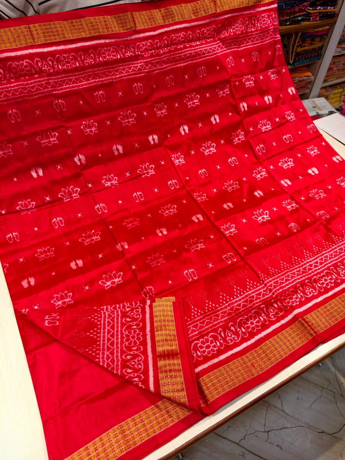 Sambalpuri Dasavataram Full Tissue Silk Saree thumbnail 3