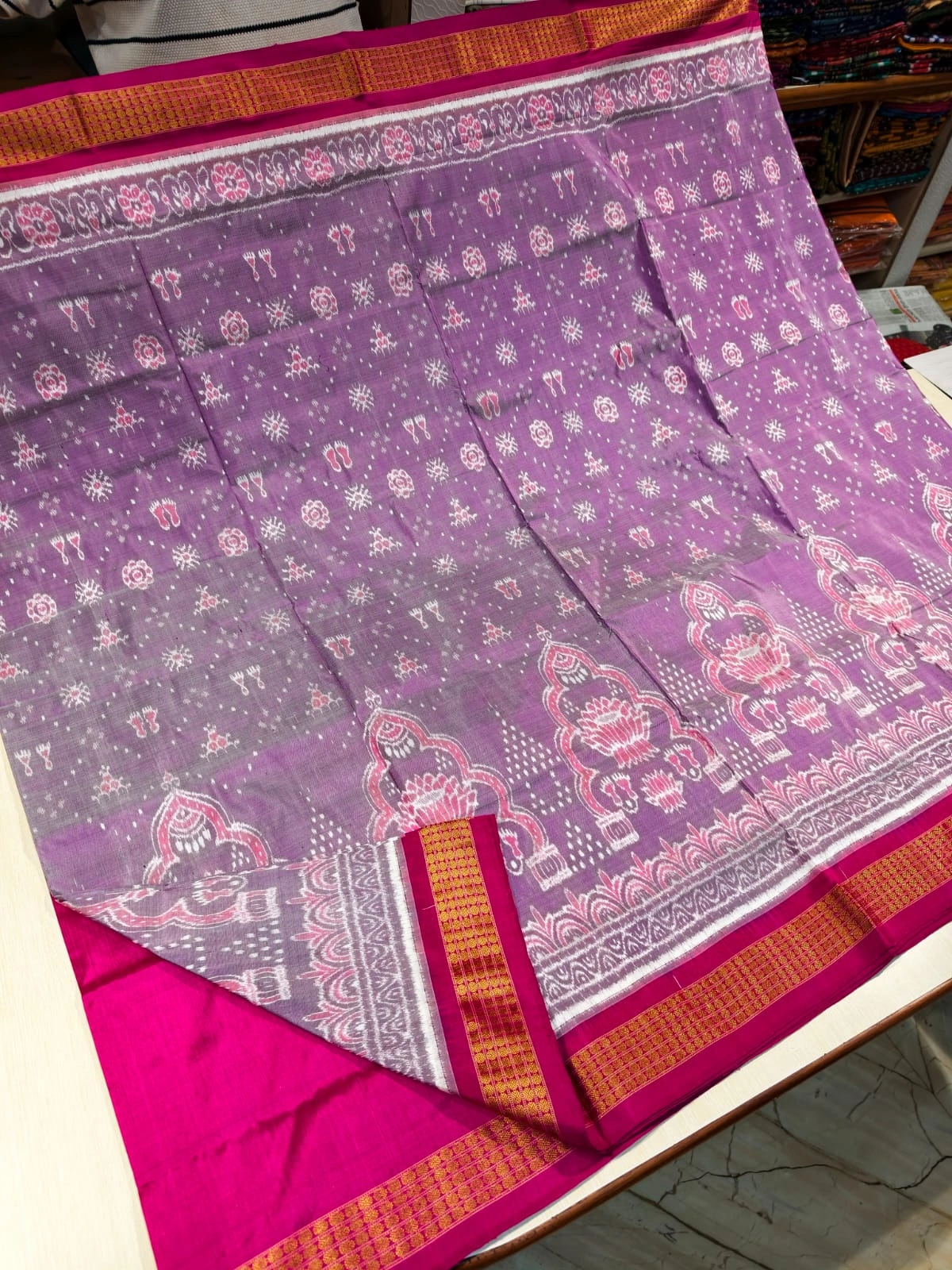 Exclusive Sambalpuri Ikat Pure Silk Saree | Premium Odisha Handloom view 1
