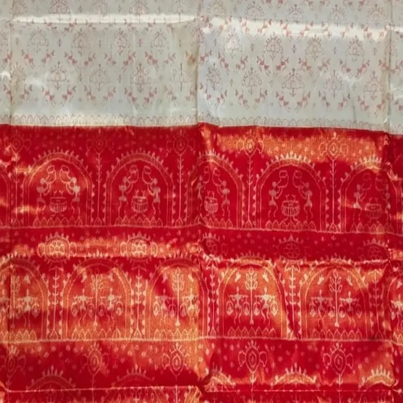Sambalpuri Tissue Silk Saree