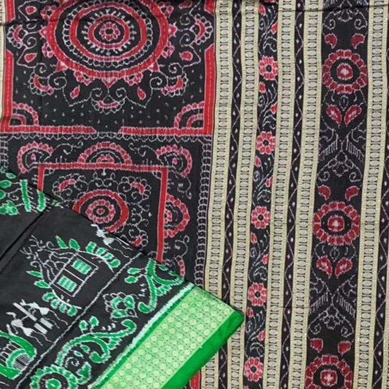 Sambalpuri Tissue Silk Saree