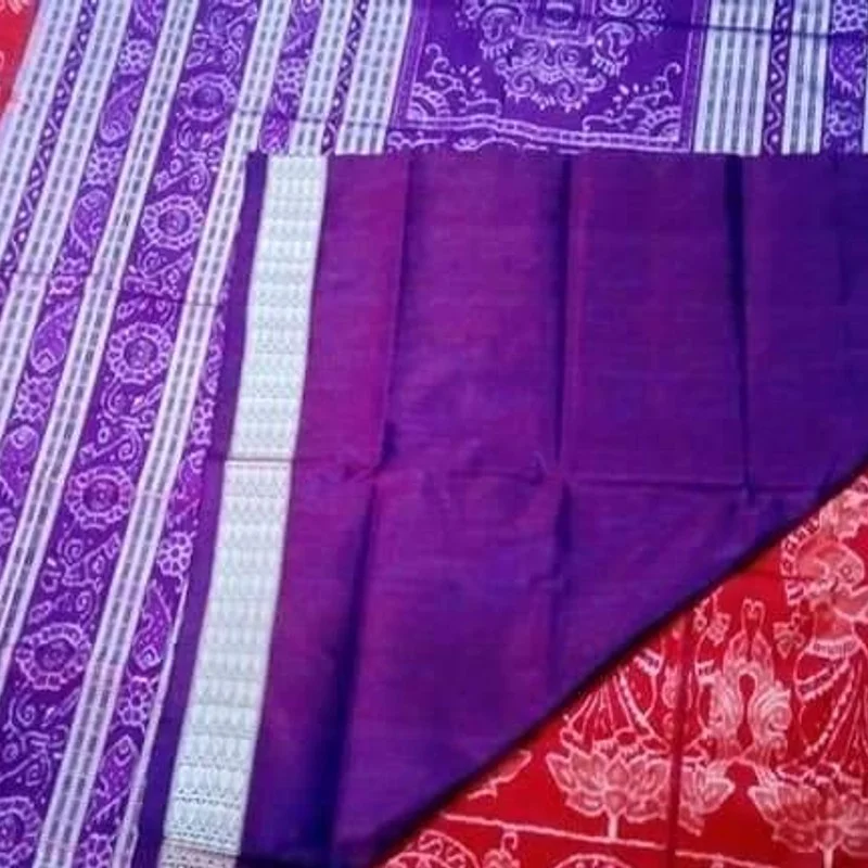 Sambalpuri Bomkei Silk Bandha Saree