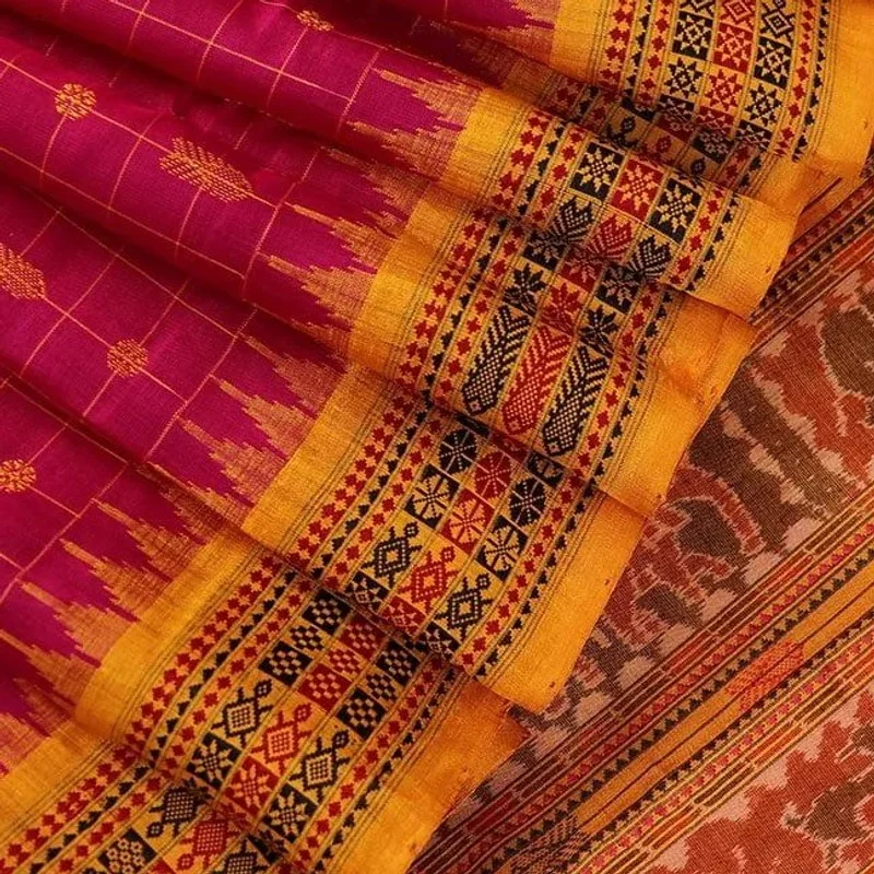 Sambalpuri Tusser Saree