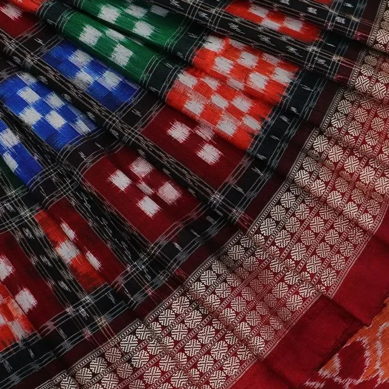 Sambalpuri Ikkat Silk Saree