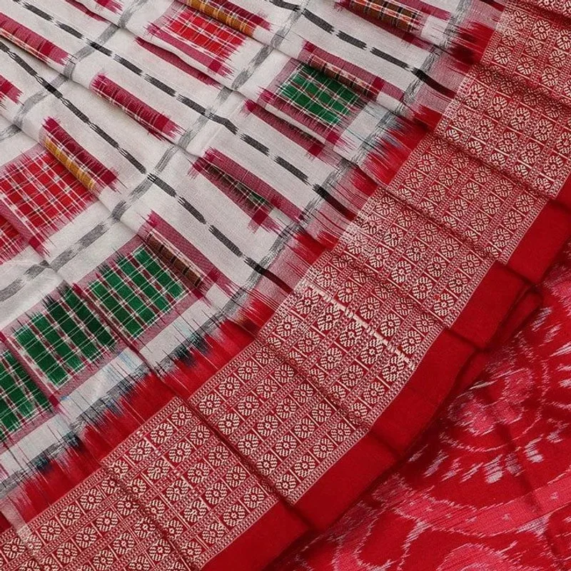 Sambalpuri Ikkat Silk Saree