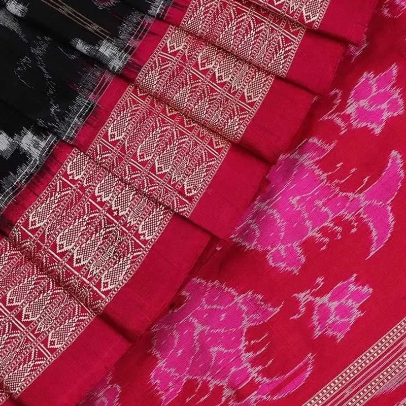 Sambalpuri Ikkat Silk Saree