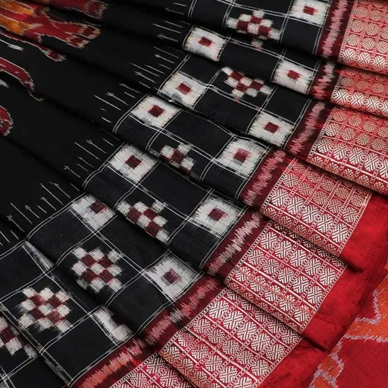 Sambalpuri Ikkat Silk Saree