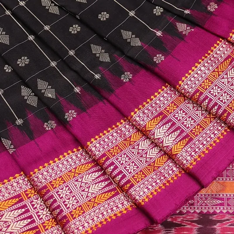 Sambalpuri Ikkat Silk Saree