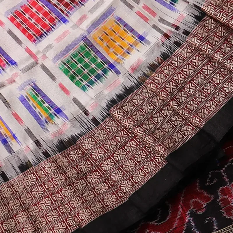 Sambalpuri Ikkat Silk Saree