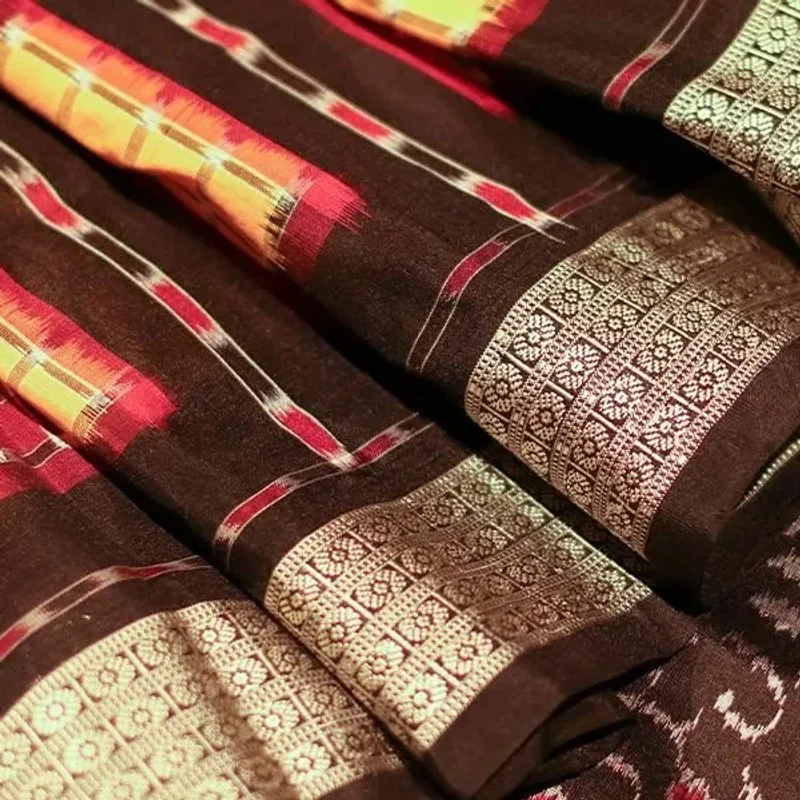 Sambalpuri Ikkat Silk Saree