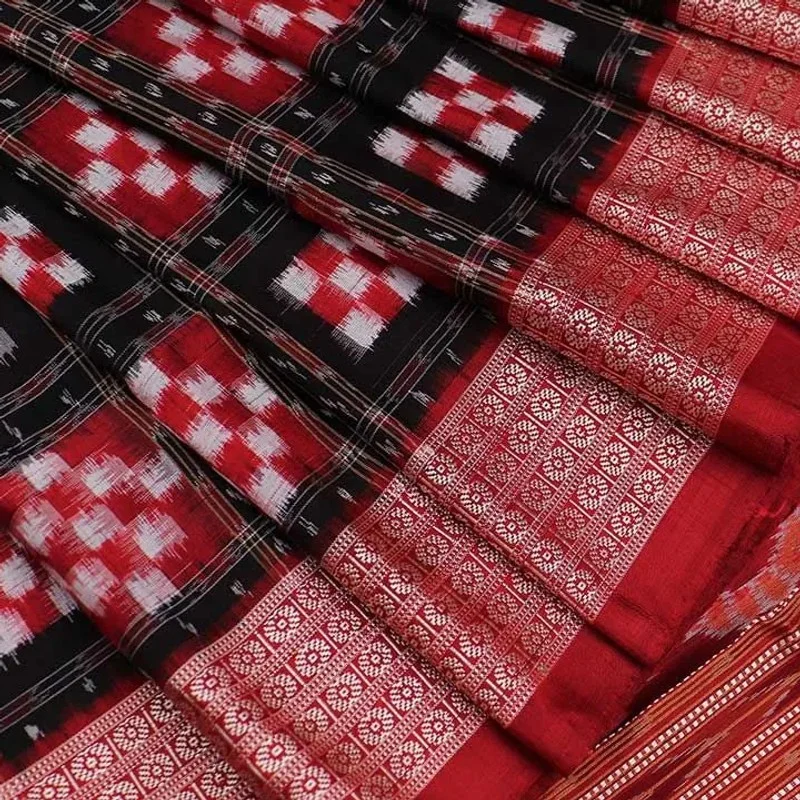 Sambalpuri Ikkat Silk Saree