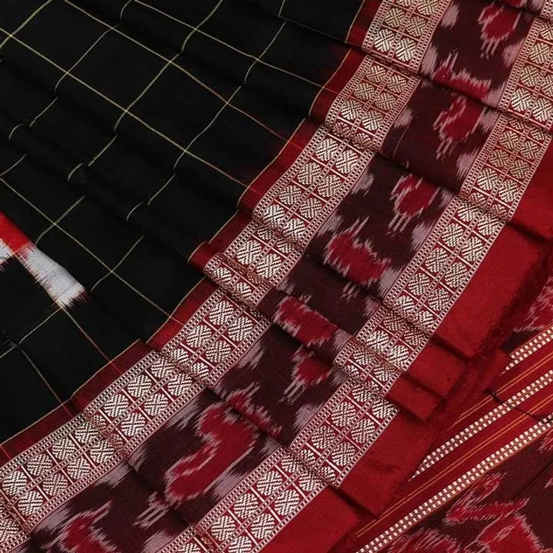 Sambalpuri Ikkat Silk Saree