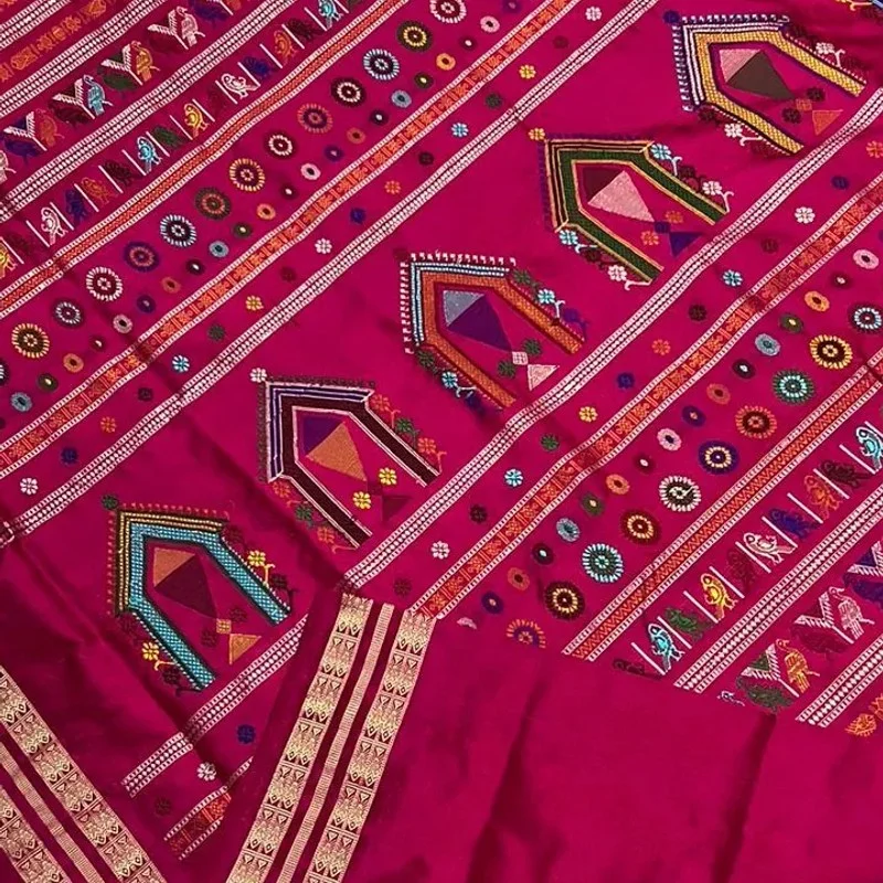 Sambalpuri Dolabedi Silk Saree
