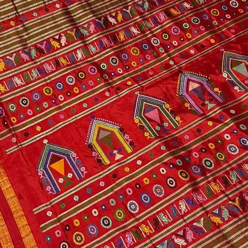 Sambalpuri Dolabedi Silk Saree