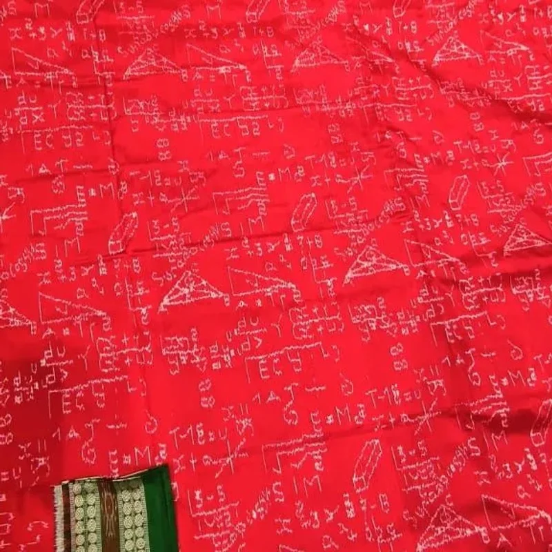 Sambalpuri Mathematics Silk Saree