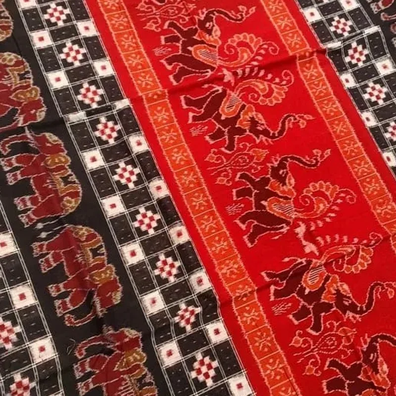 Sambalpuri Bandha Cotton Saree