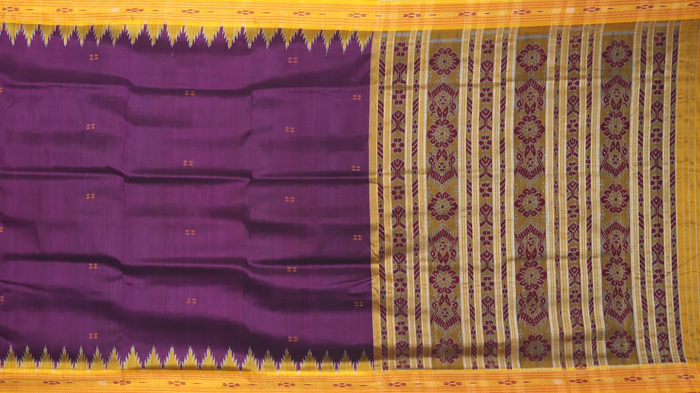 Khandua Silk Ikat Saree thumbnail 2
