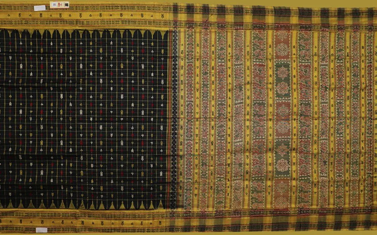 Sambalpuri Tusser Saree thumbnail 2
