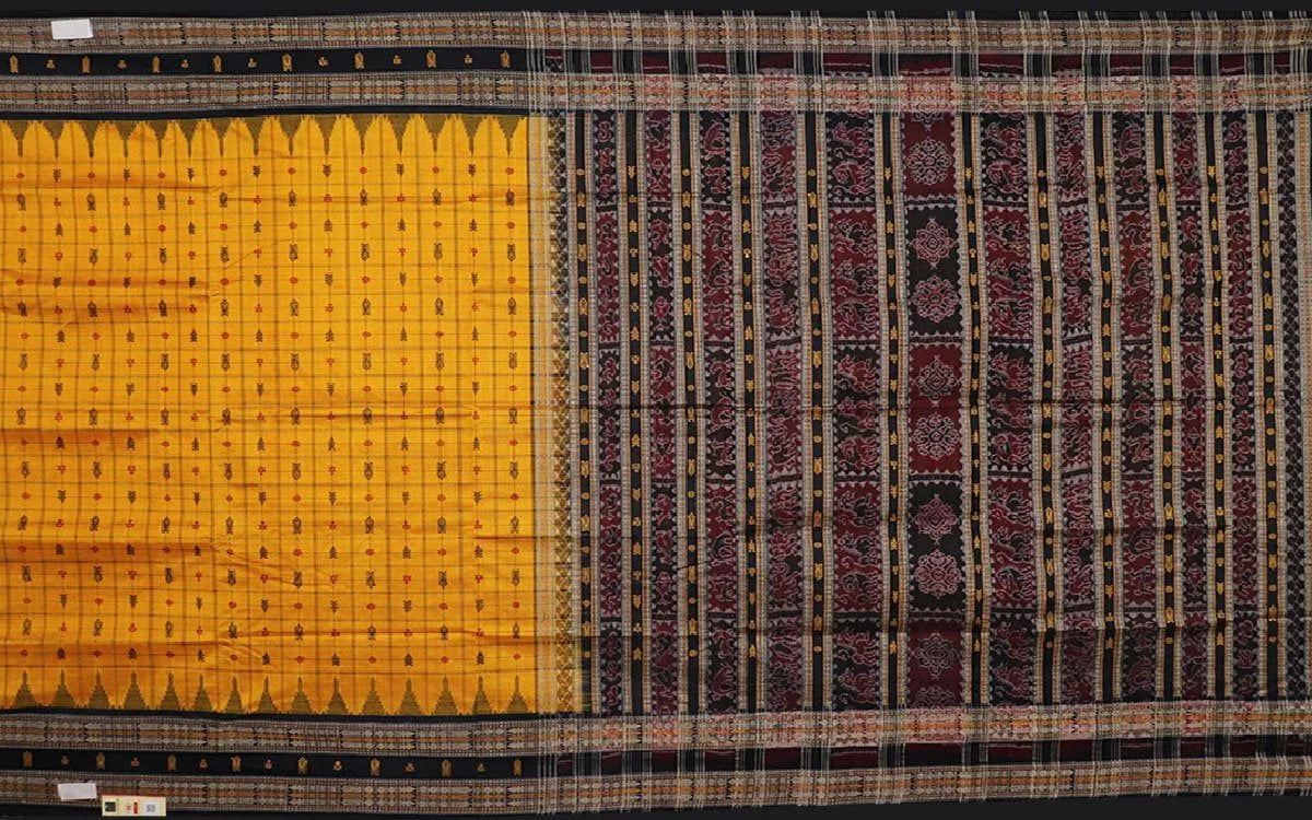 Sambalpuri Tusser Saree thumbnail 2