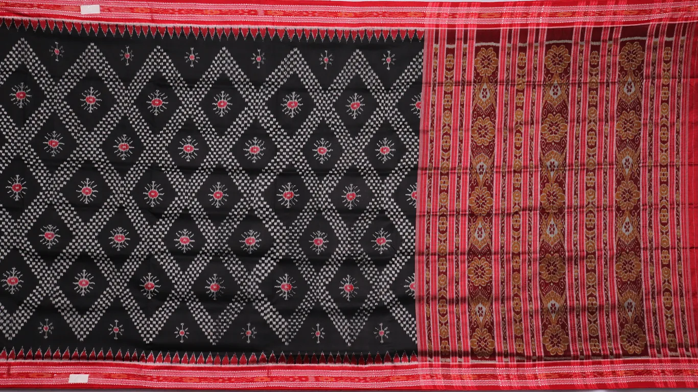 Khandua Silk Ikat Saree thumbnail 2