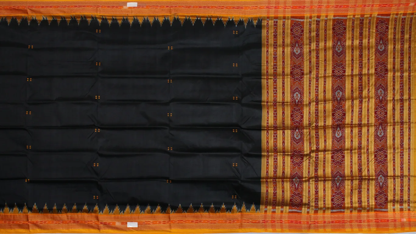 Khandua Silk Ikat Saree thumbnail 2