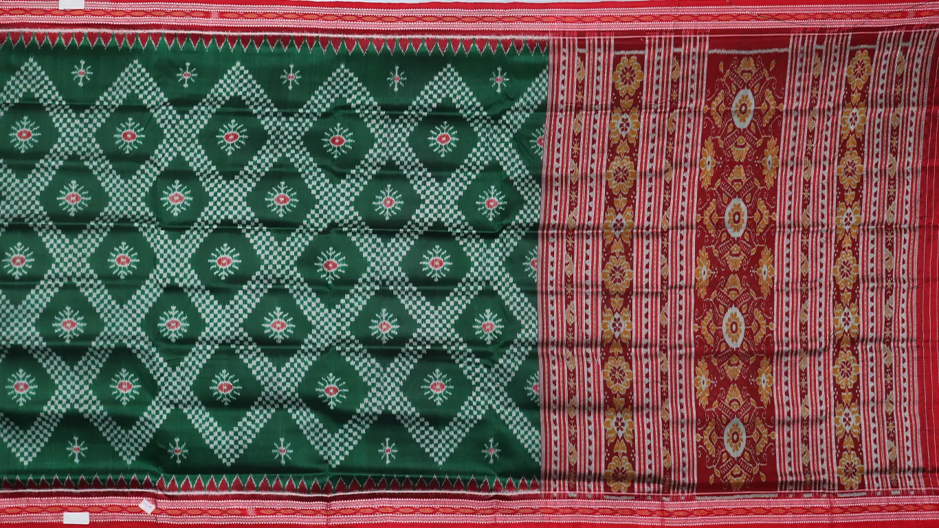 Khandua Silk Ikat Saree thumbnail 2