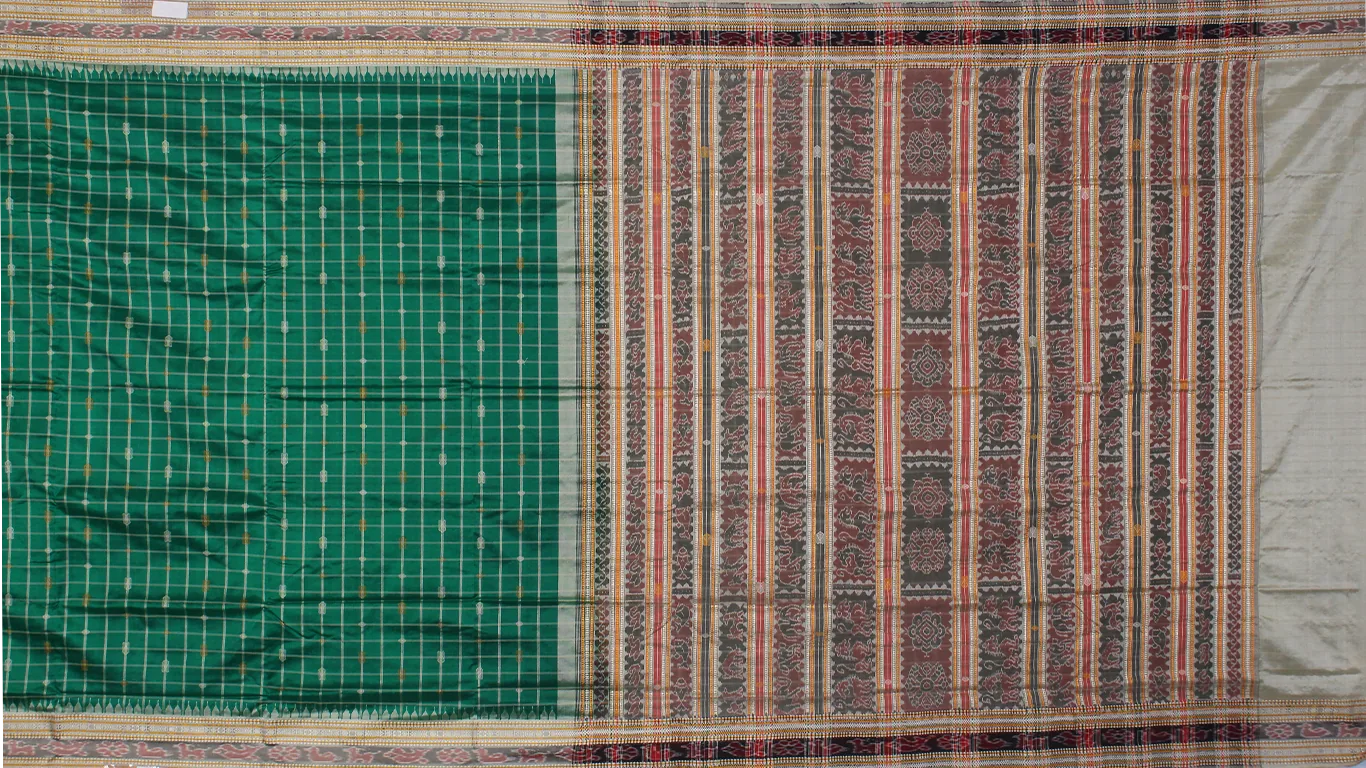 Sambalpuri Tusser Saree thumbnail 2