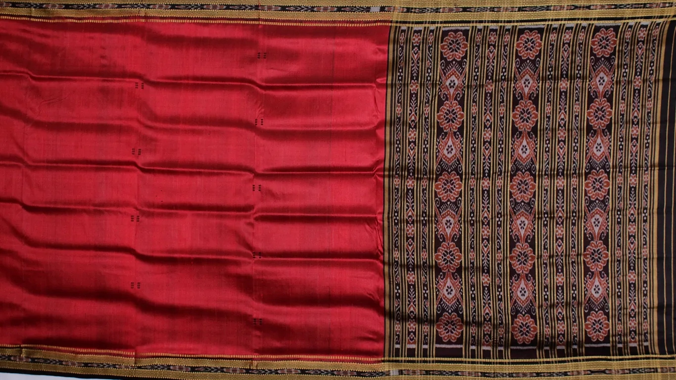Khandua Silk Ikat Saree thumbnail 2