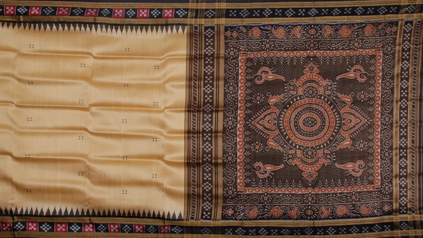 Khandua Silk Ikat Saree thumbnail 2