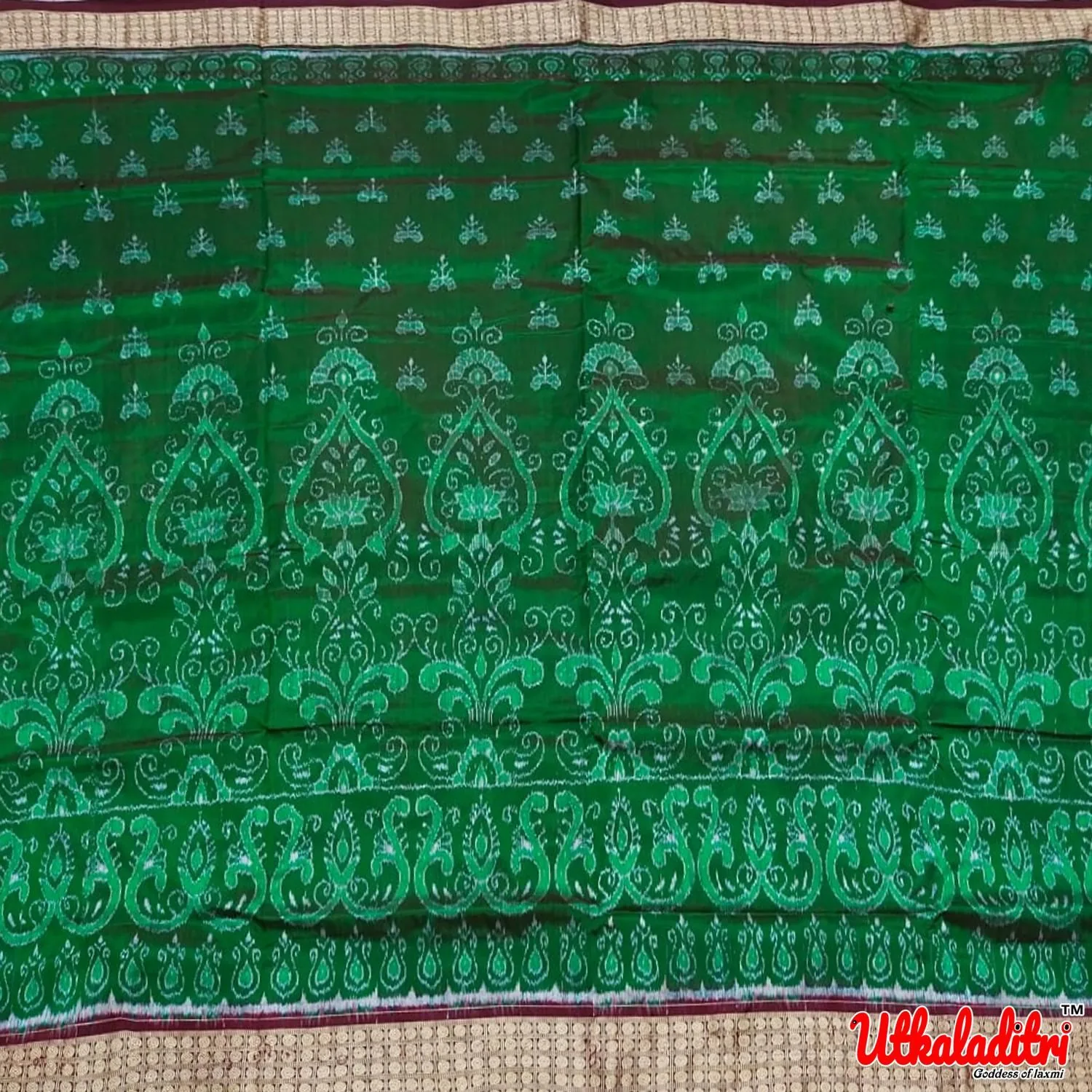 Sambalpuri Tissue Silk Saree thumbnail 2