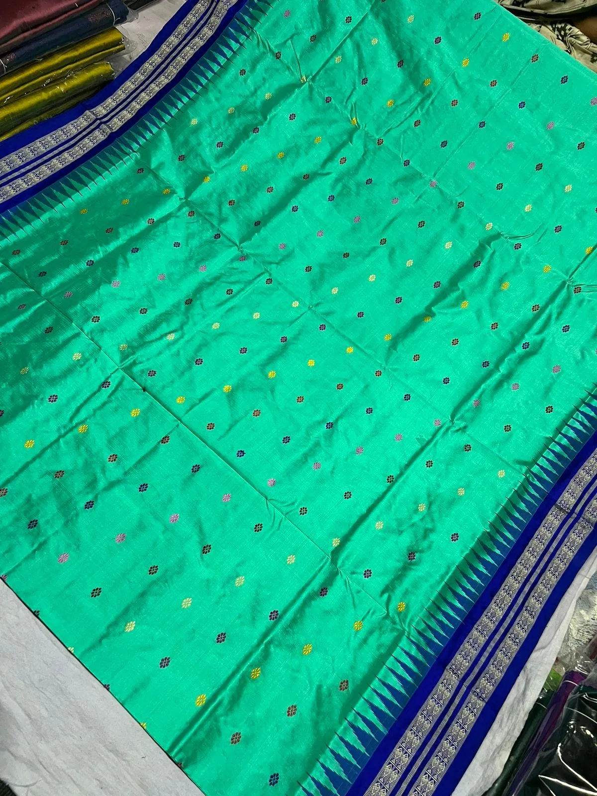 Sambalpuri Dolabedi Silk Saree thumbnail 2