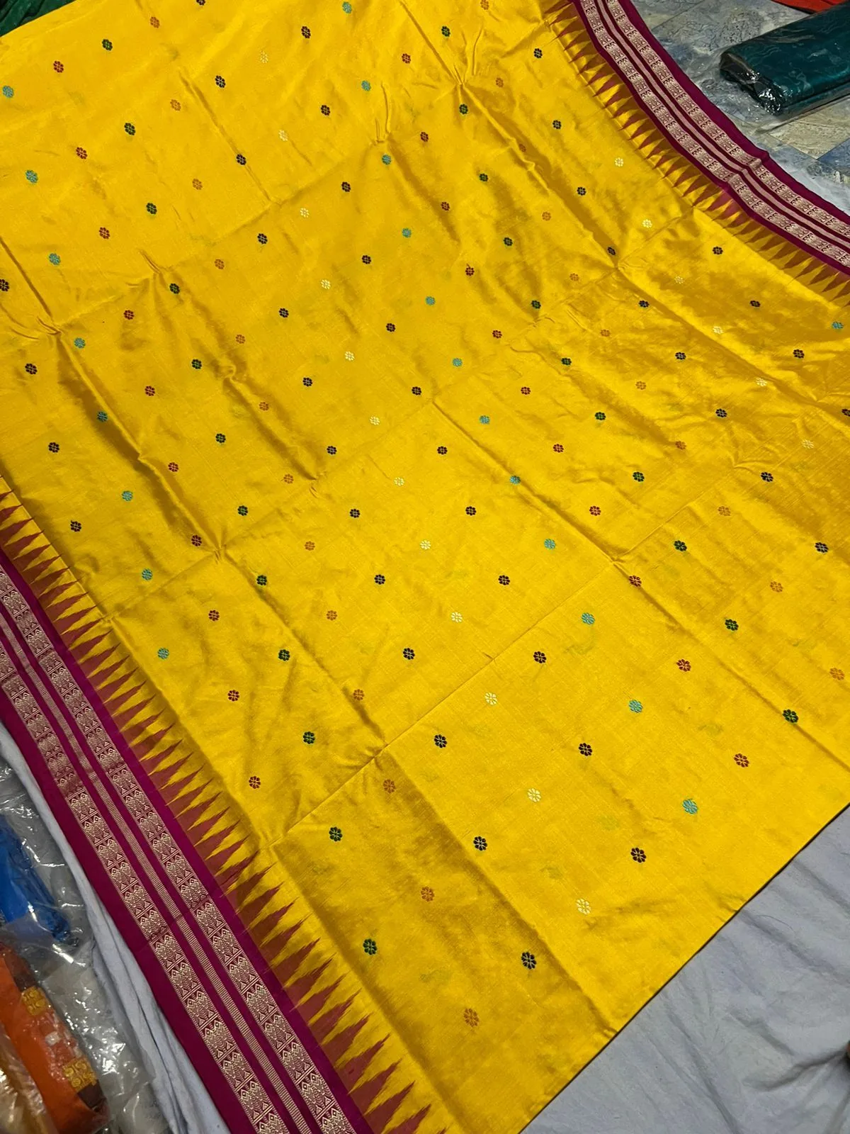 Sambalpuri Dolabedi Silk Saree thumbnail 2