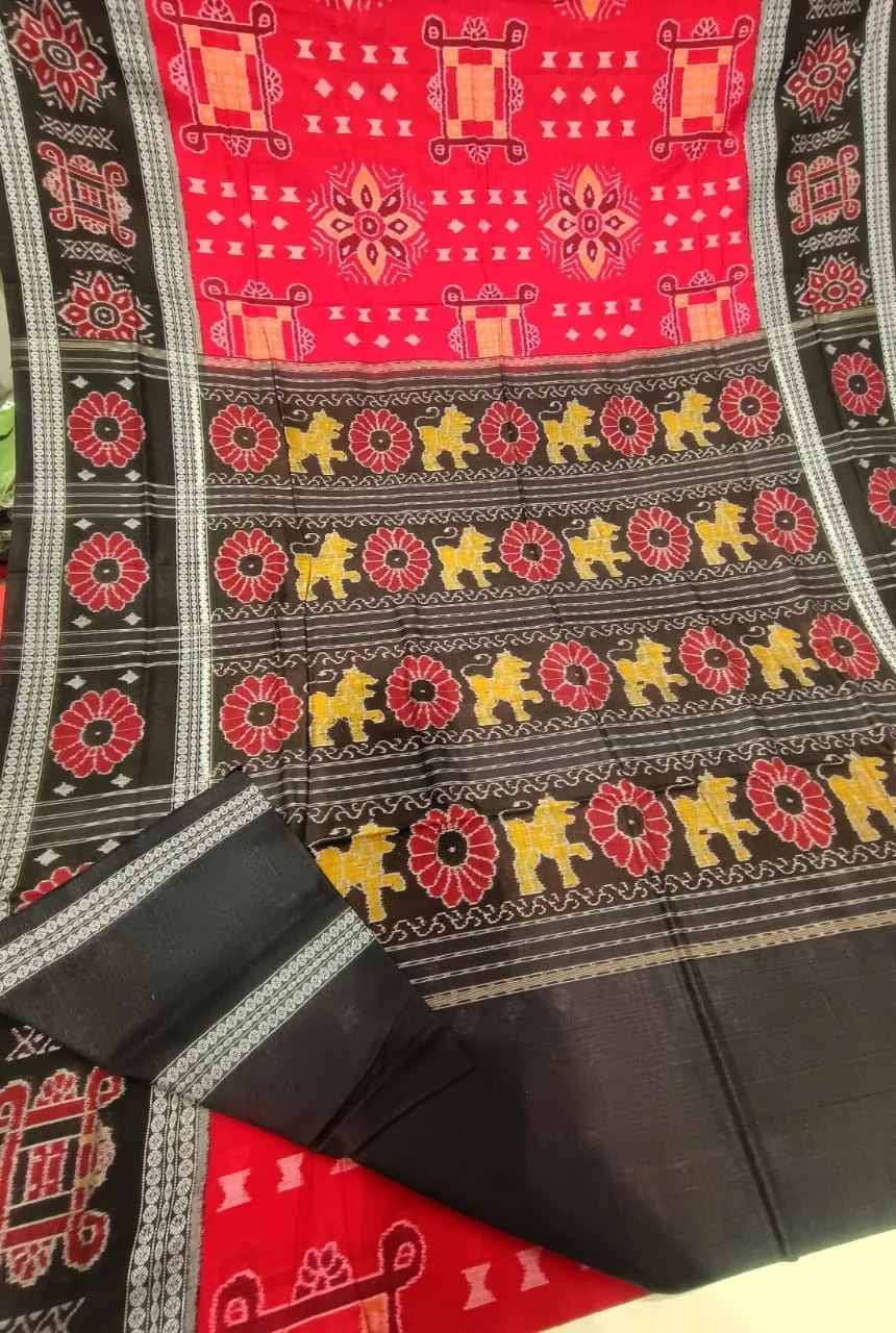 Sambalpuri Cotton Saree thumbnail 4