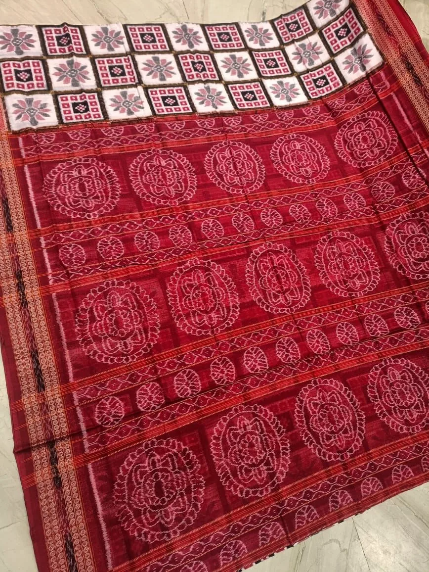 Sambalpuri Cotton Saree thumbnail 4